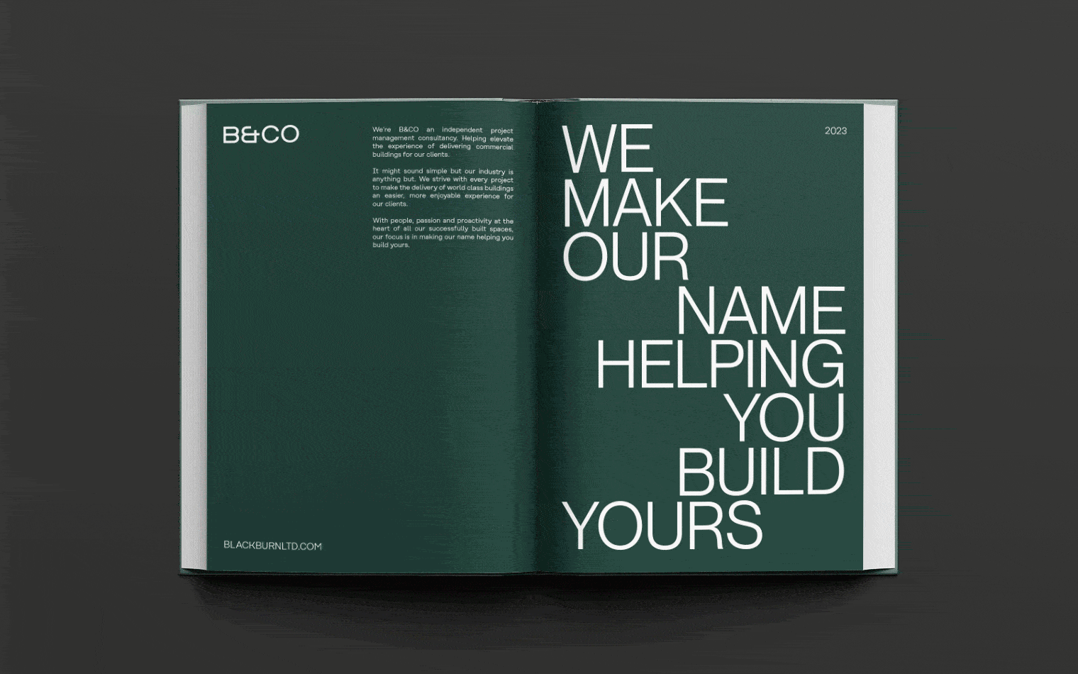 B&CO | Blackburn & Co | Branding | Brochure