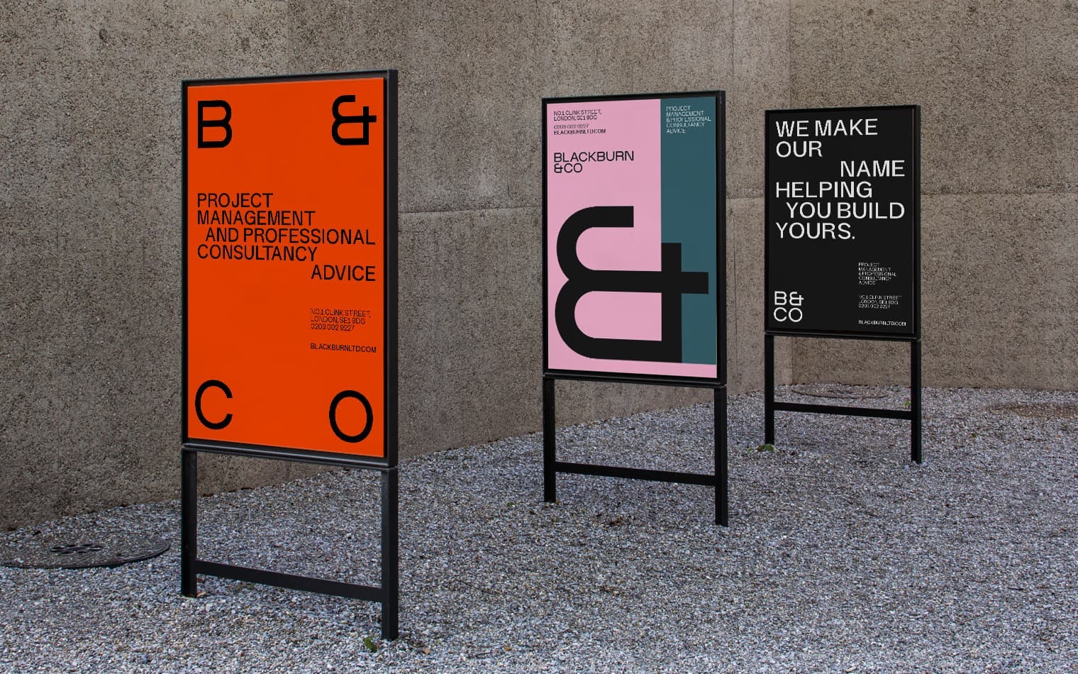 B&CO | Blackburn & Co | Branding | Poster Design | Steve Edge Design